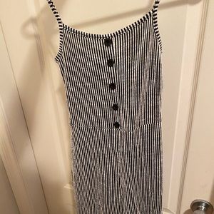 NWT striped jumpsuit